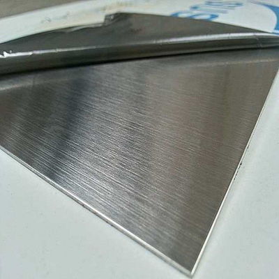 BA HL 304 Lembar Pelat Baja Rustless Permukaan 2B 8K 150mm Anti karat